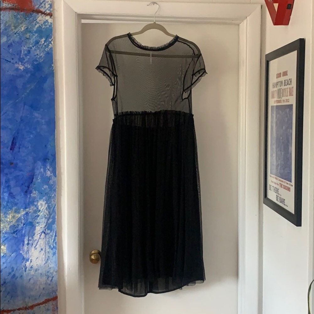 Free people block sheer size M dress